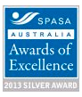 SPASA Australia Award of Exellence Silver 2013